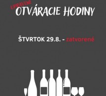 Upravené otváracie hodiny