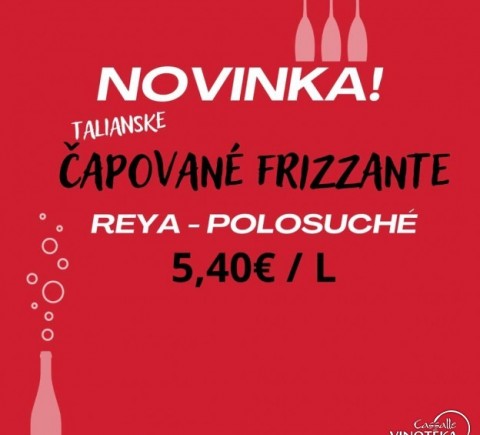 talianske čapované frizzante